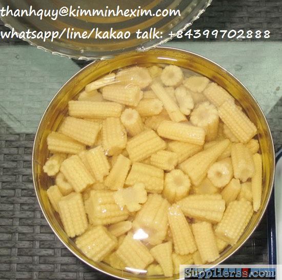 CANNED BABY CORN IN BRINE
