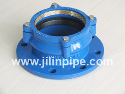 DI flange adaptor for HDPE pipe