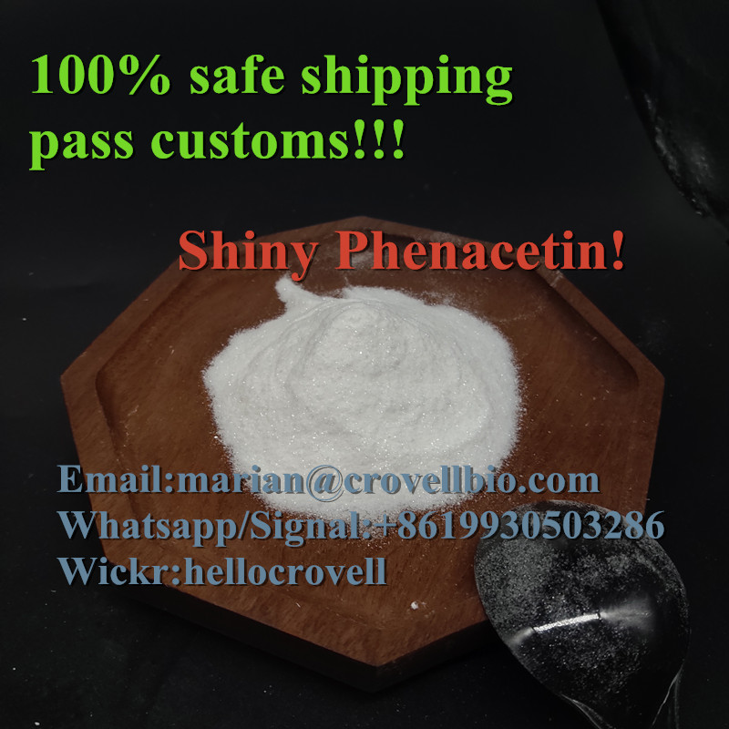 Buy shiny Phenacetin powder CAS 62-44-2 with safe shipping Whatsapp:+8619930503286