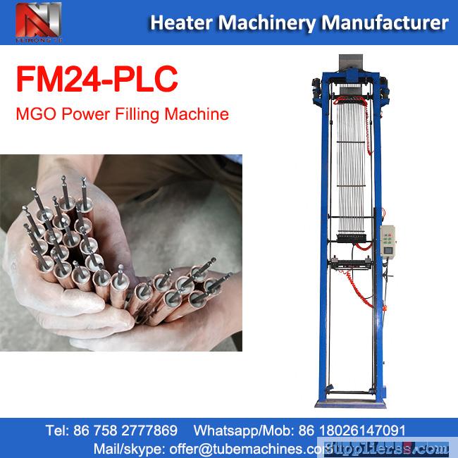 48station with PLC dual-tube MGO powder filling machine manufacturer