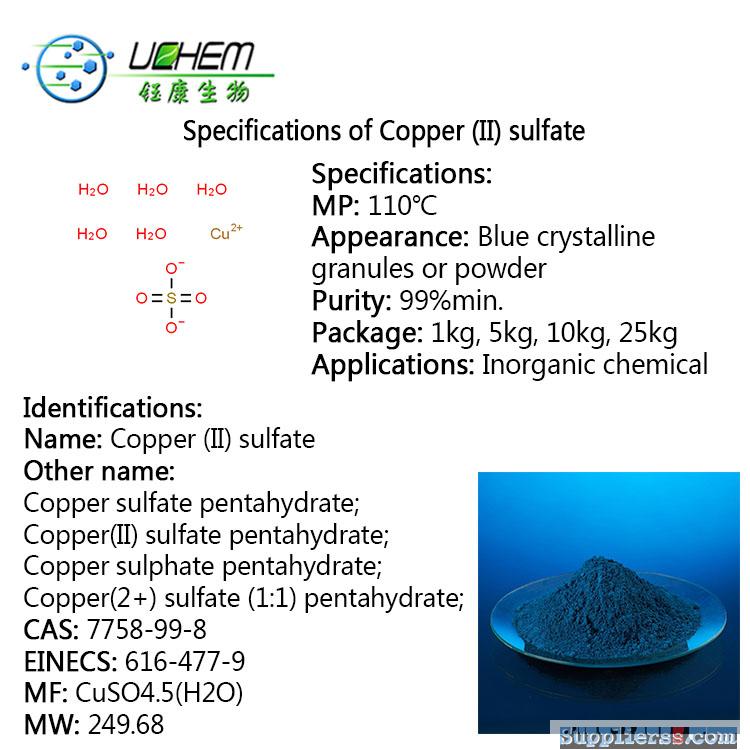 Copper (II) sulfate CAS:7758-99-886