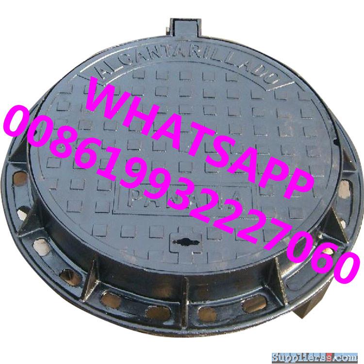 Square Round Customized Size Sand Casting Ductile Iron Anti Theft sink 700mm Round Waterma