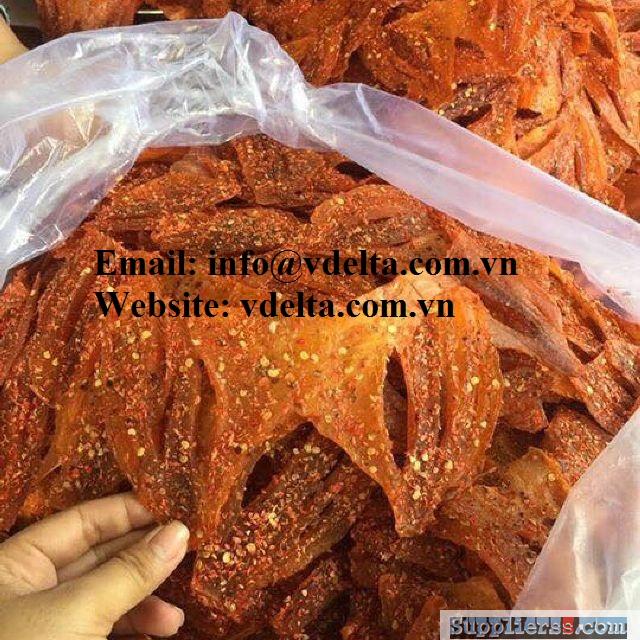 Vietnamese farmed seafood export dry red tilapia fish