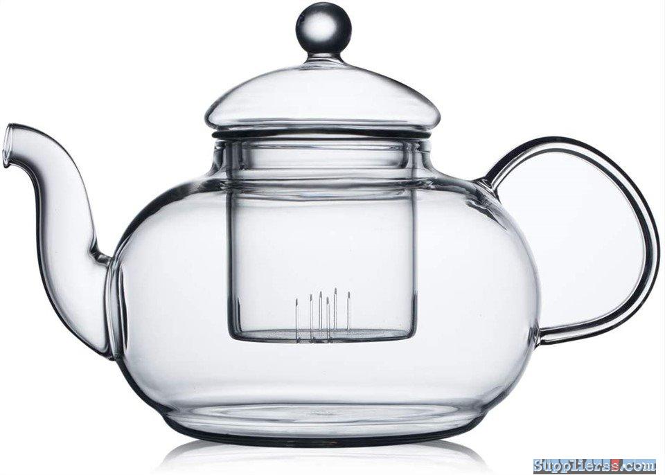 Round Glass Teapot1