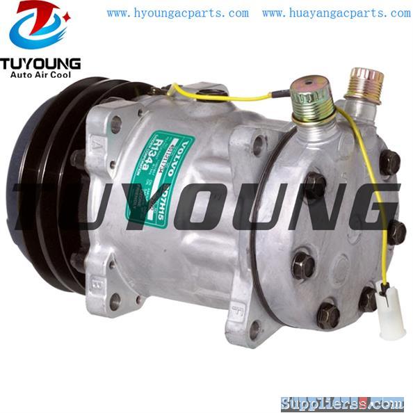 SD7H15 Car Air Conditioner Compressor VOLVO VI 11058974 11007857 24v 2pk 132mm