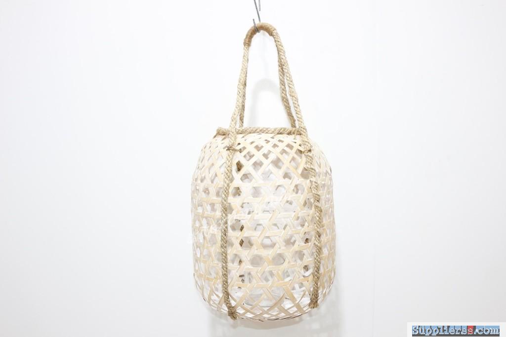New item bamboo lantern - BH3881A-1WH