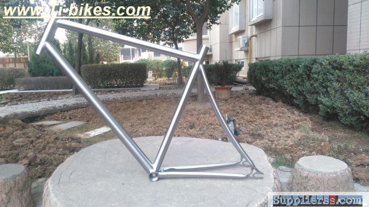 Titanium Track Bike Frame-0482