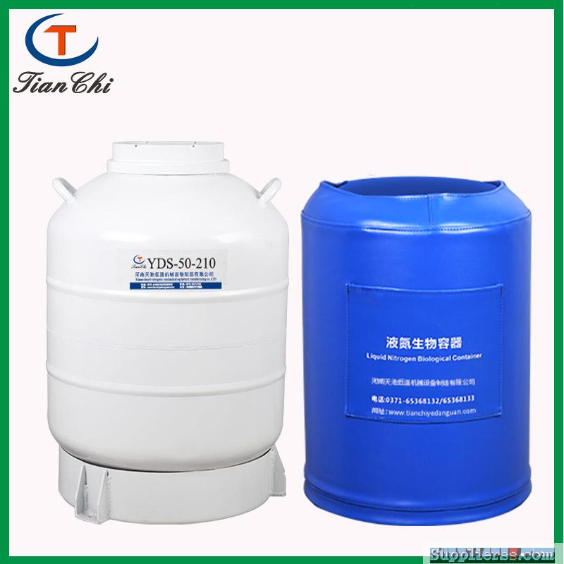 50L Large-caliber liquid nitrogen dry ice tank beauty accessories with carton packaging