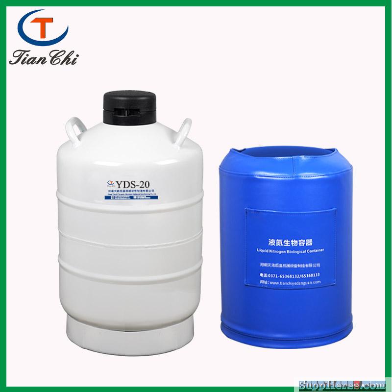 YDS-20 aluminum alloy liquid nitrogen tank dry ice tank for semen storage