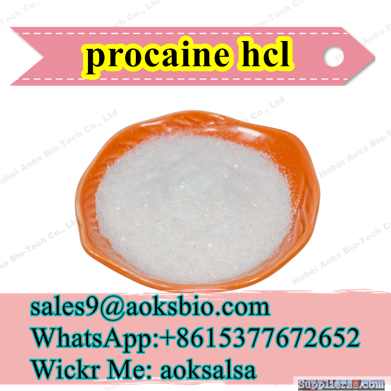 Procaine hcl/procaine hydrochloride cas 51-05-8 procaine powder procaine hcl supplier