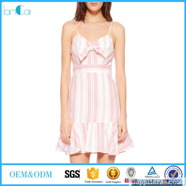 Printed Linen Dress0