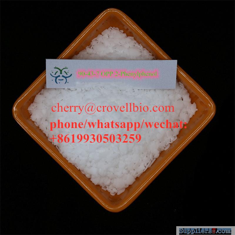 distributor Cas 90-43-7 OPP flakes 2-Phenylphenol supplier in China (cherry@crovellbio.com