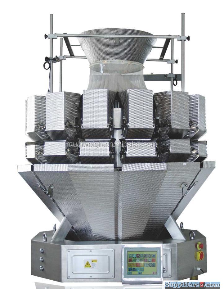 Multifunction 10 heads salad weigher packaging machine for potatoes tomatoes onions