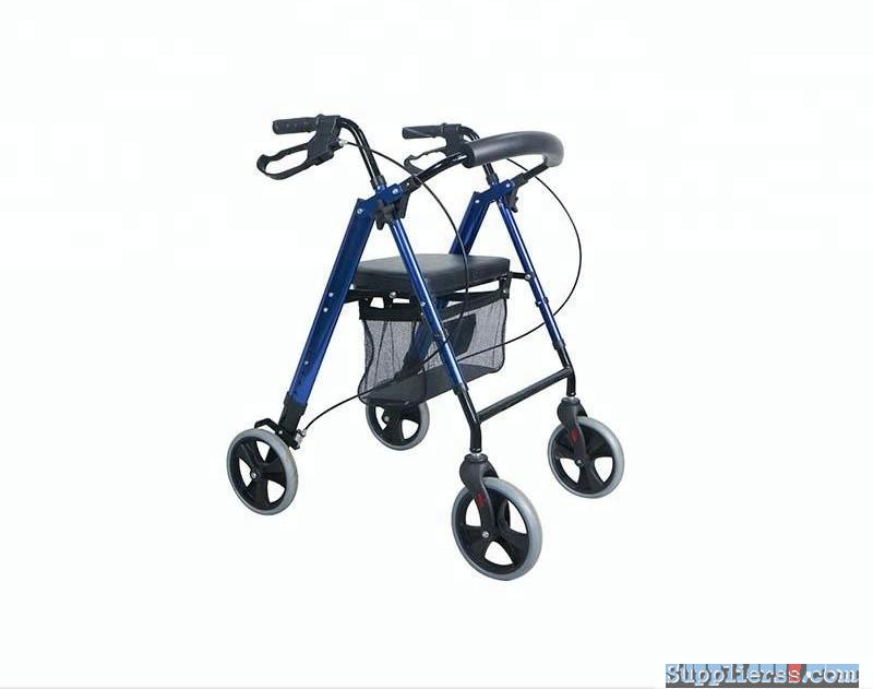 Hot Sale 4 Wheel Drive Transport Chair Lightweight Manufacturers Outdoor Walker Medical Ro