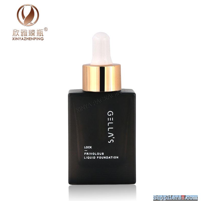 30ml glass dropeer bottle cosmetic packaging for essense serum foundation oil sunscreen sk