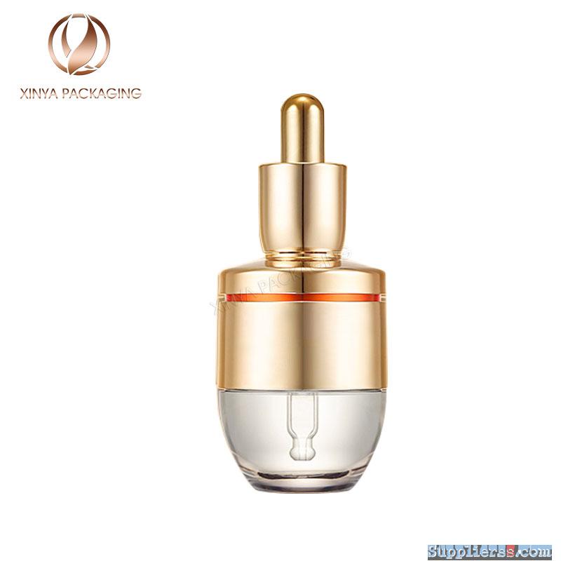 luxury 30ml glass dropeer bottle cosmetic packaging for essense serum foundation oil sunsc