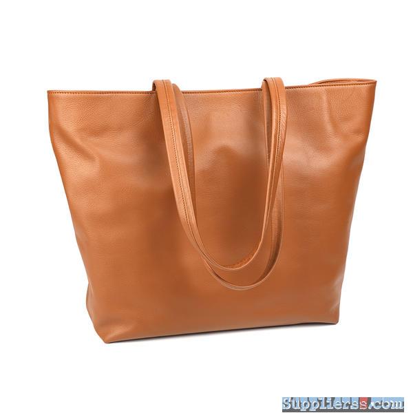 Sustainable material women cow split leather handbags