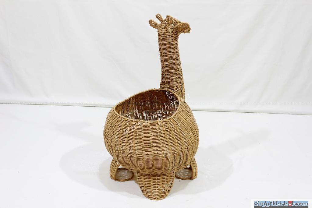 New Design Poly Rattan Animal Storage Basket, Home Decor- CH4075A-1BR