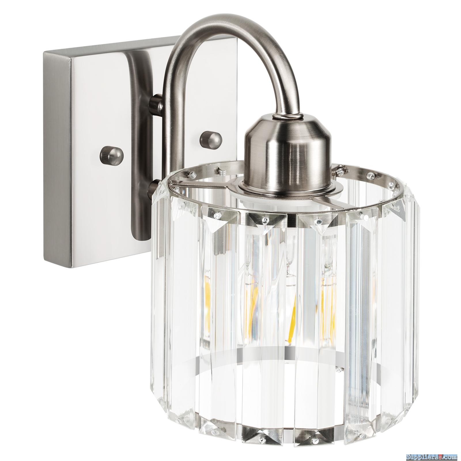 Vanity Light Fixtures, Bathroom Light Fixtures1 Light,Brushed Nickel by Valytime