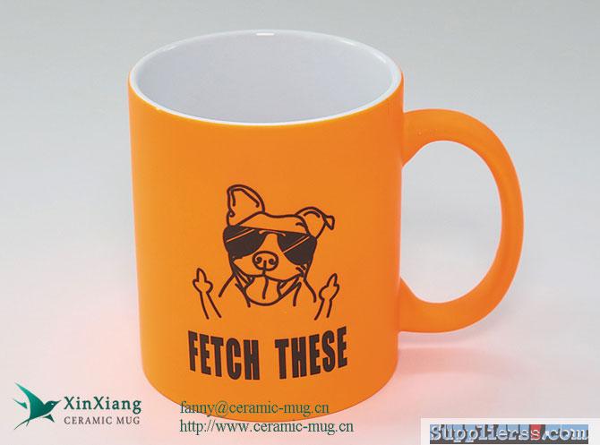 China manufacturer custom 11oz ceramic coffee mugs sublimation mugs