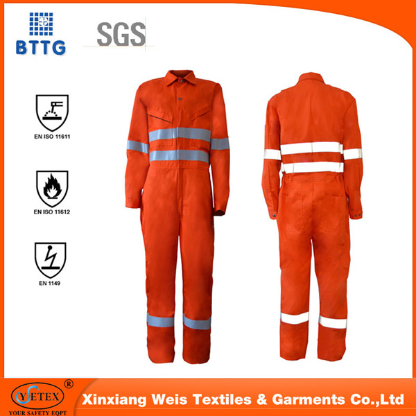 SGS Certificate Flame Resistant Workwear Aramid Clothing