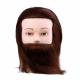 barbershop tuitional training natrual color male hair mannequin heads