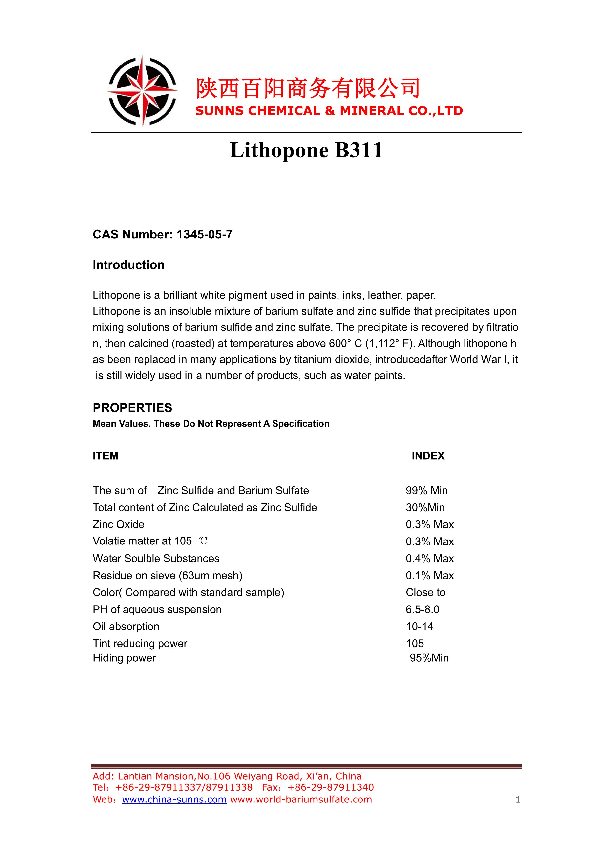 Lithopone B-311