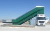 Top loading waste transfer station