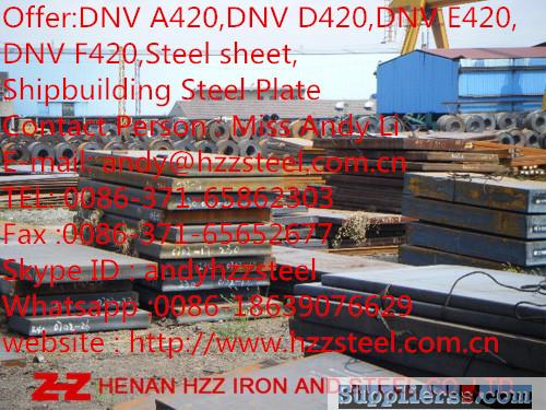 Offer:DNV A420,DNV D420,DNV E420,DNV F420,Steel sheet,Shipbuilding Steel Plate