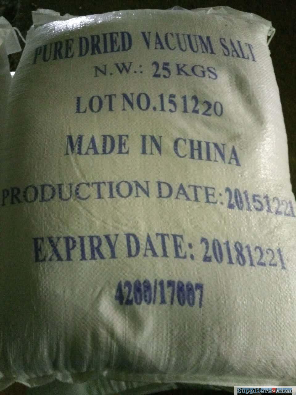 PDV Salt(pure dried vacuum salt), Industrial grade Salt, Vacuum Salt