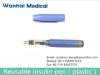 Plastic injection pen insulin