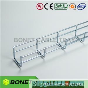 50mm Wide 50mm Deep 2X2 UL CE Certified EZ Zinc Plated Wire Mesh Cable Basket Tray