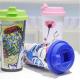 Sublimation Printing Eco-Tumbler With Color Silicone Lid Polymer Water Cup