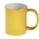 11oz Custom Beautiful Design Printed Ceramic Coffee Mug For Gift Sparking Gold Color