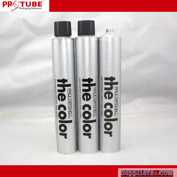 High quality aluminum collapsible aluminum hair color tube