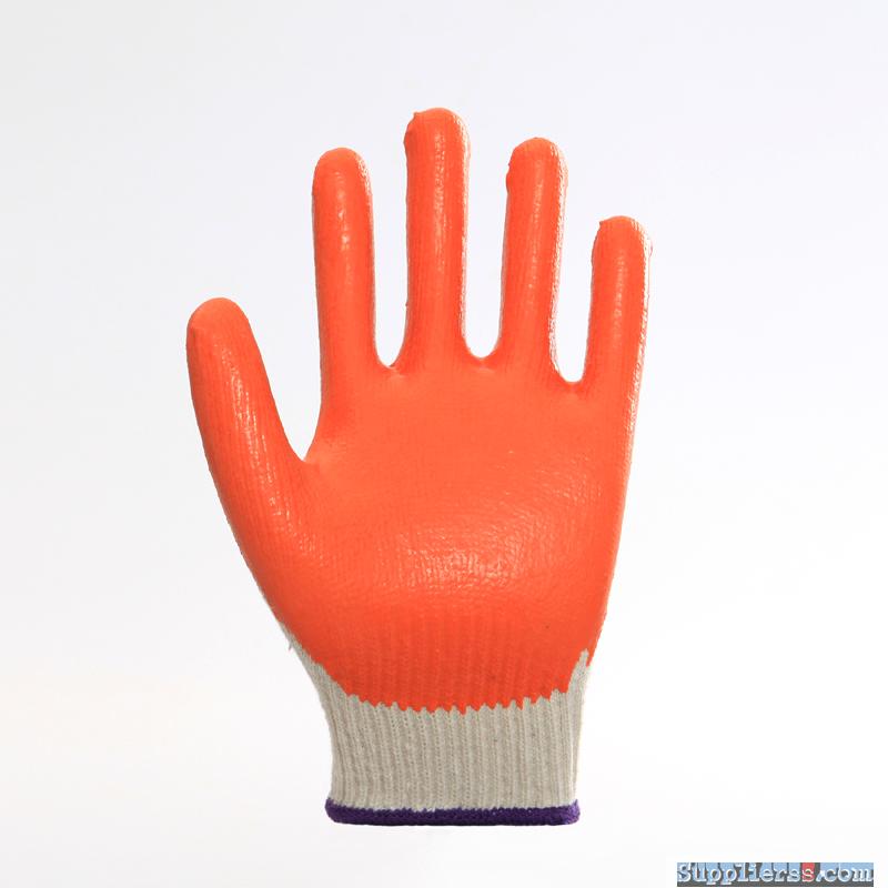 Polyester polyester latex smooth working gloves