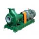 IHF single stage single suction pump PVDF lined pump centrifugal chemical pump