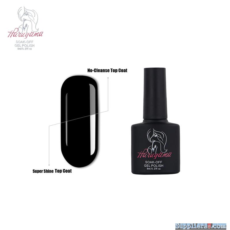 Wholesale high quality soak off Factory Price Rubber Top Coat UV LED Gel Nail Polish