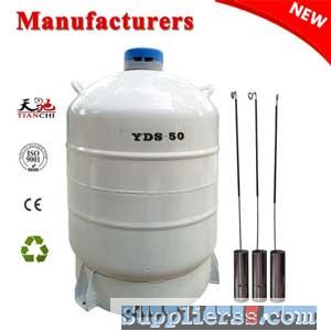 China liquid nitrogen dewar 50L with cover price in HU
