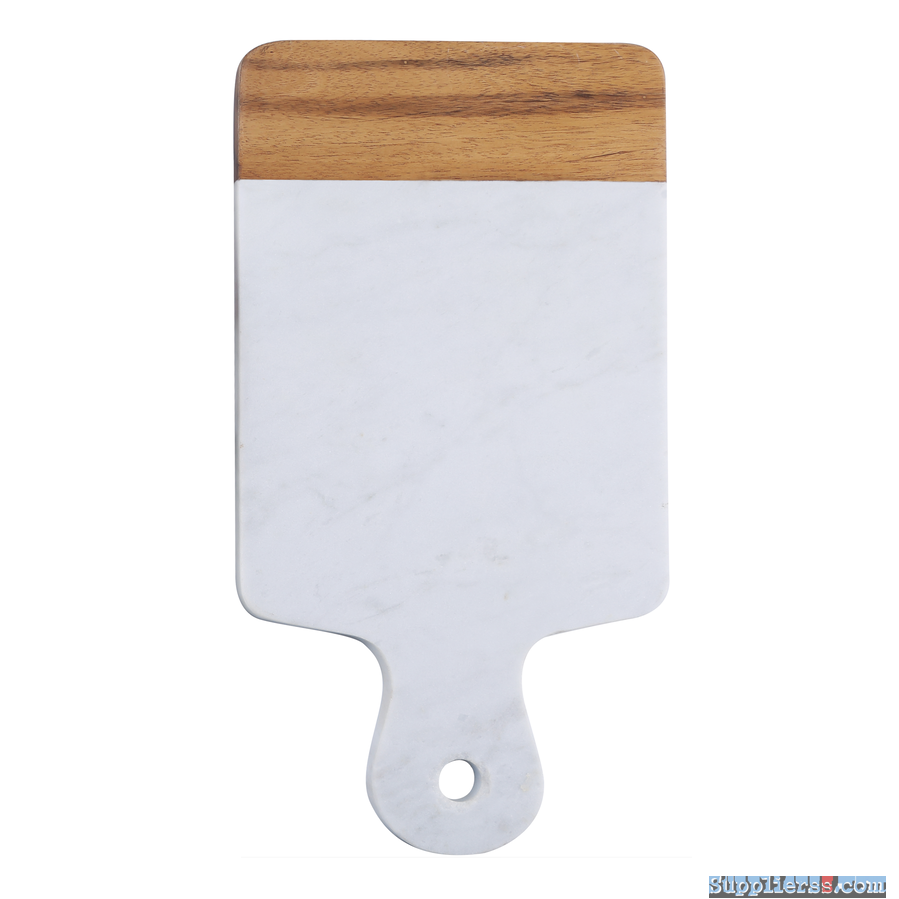 Marble cutting board with handle