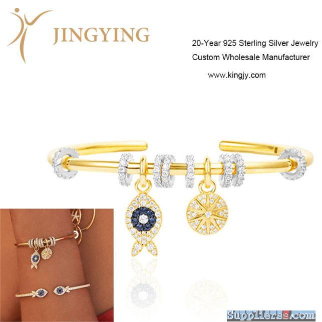Bracelets Bangles 925 Sterling silver jewelry custom wholesale supplier