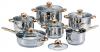 Tight-Fitting Covers Stainless Steel Cookware Set