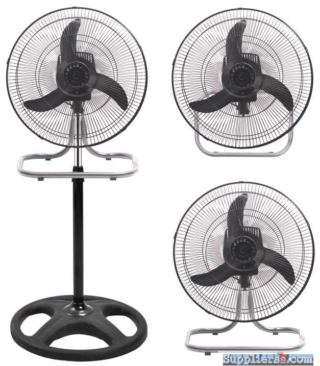 18 inch Industrial Fan with Round Base & Heavy Weight CRYSF-18A1