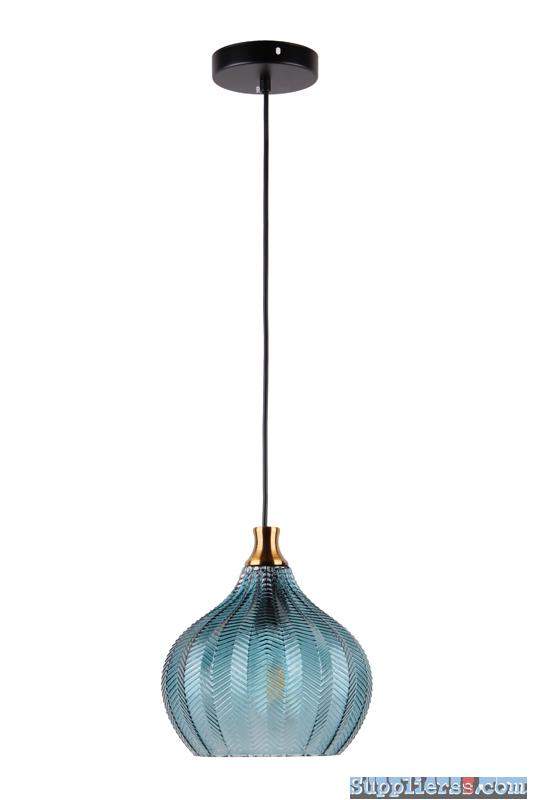 Indoor Modern pendant lamp with blue color
