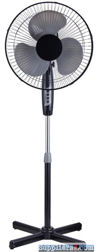 16 inch Stand Fan with Cross Base CRSF-16BI