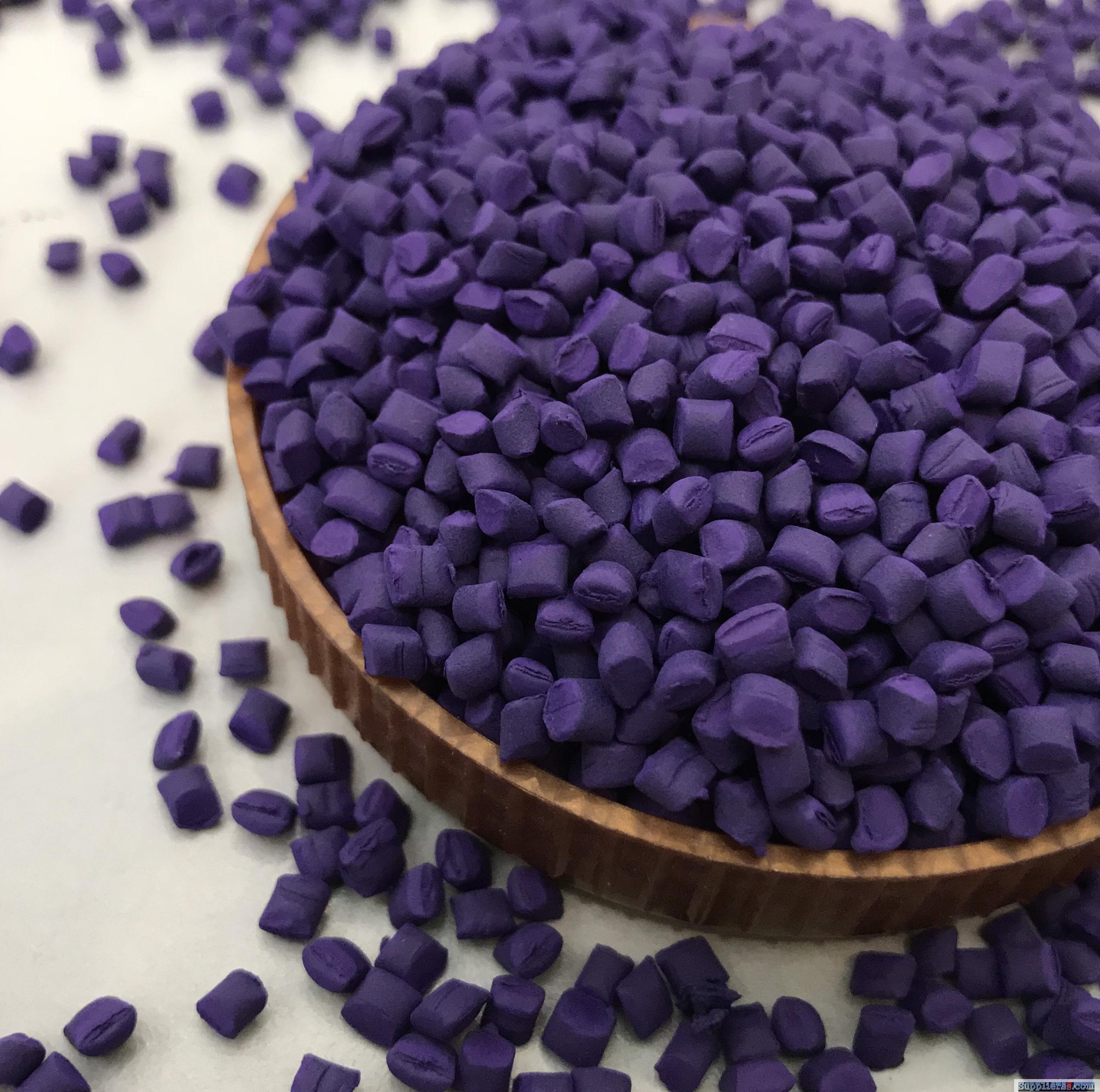 PURPLE MASTERBATCH GRANULES WITH HIGH QUALITY AND COMPETITIVE PRICE