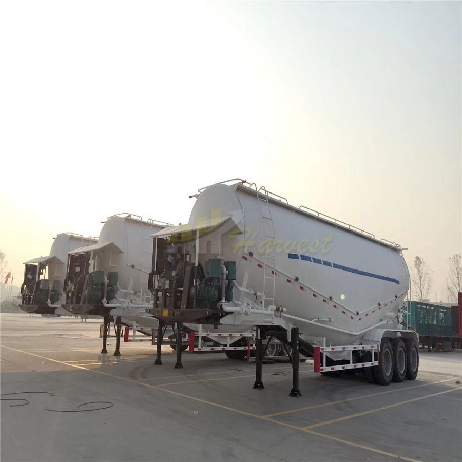 china brand new 40cbm bulk cement powder tank semi trailer