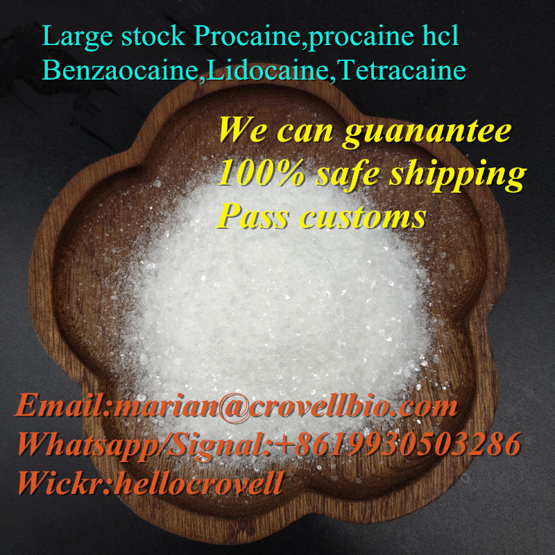 Buy Procaine HCL/procaine hydrochloride CAS 51-05-8 Whatsapp:+8619930503286