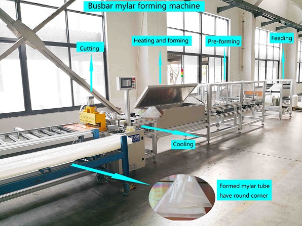 busbar forming machine for polyester film bending