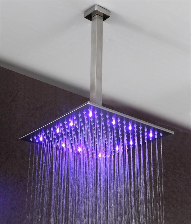 square shower head sets SUS304 bathroom shower room ceiling mounted